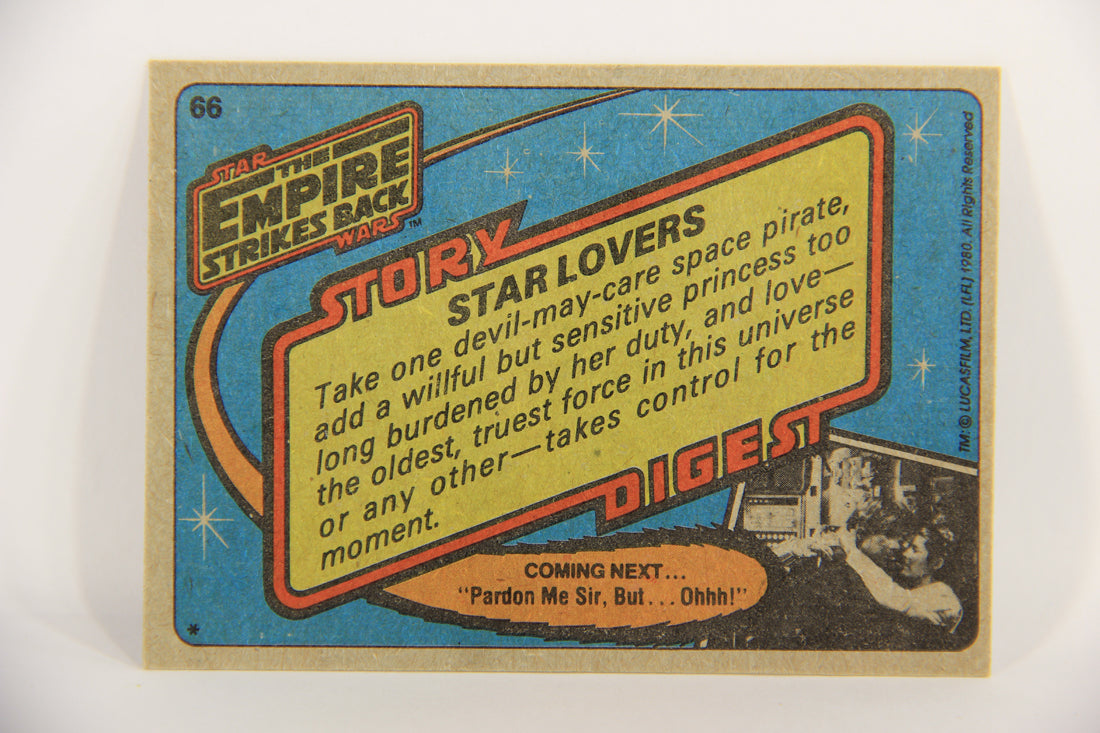Star Wars Empire Strikes Back Trading Card #66 Star Lovers ENG Topps L020221