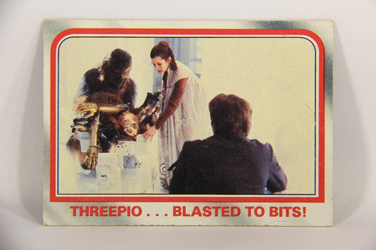 Star Wars The Empire Strikes Back Card #83 Threepio Blasted To Bits ENG Topps L020235