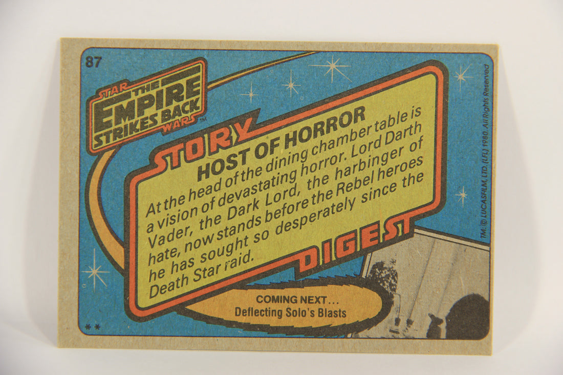 Star Wars The Empire Strikes Back Trading Card #87 Host Of Horror ENG Topps L020239