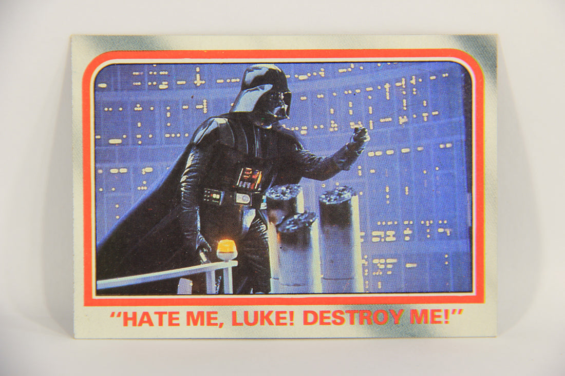 Star Wars Empire Strikes Back Card #115 Hate Me Luke Destroy Me ENG Topps L020261