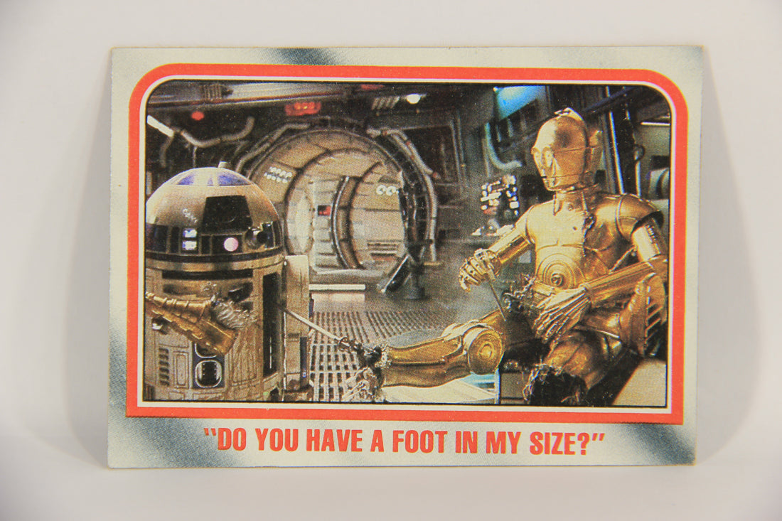 Star Wars Empire Strikes Back 1980 Card #117 Do You Have A Foot In My Size ENG L020263