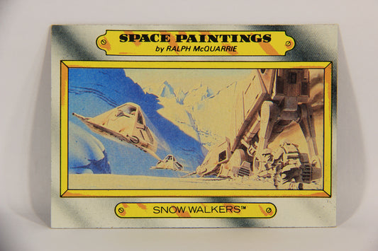Star Wars Empire Strikes Back 1980 Trading Card #120 Snow Walkers ENG Topps L020266