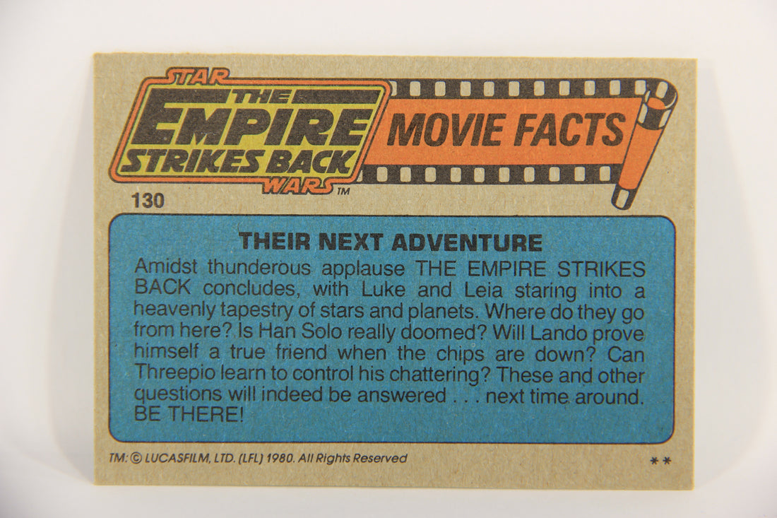 Star Wars Empire Strikes Back 1980 Trading Card #130 Ion Cannon ENG Topps L020273