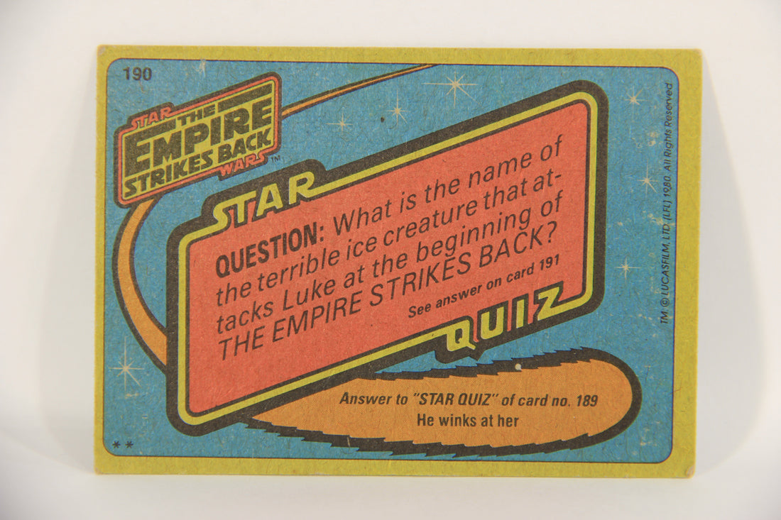 Star Wars Empire Strikes Back Trading Card #190 Kindred Spirits ENG Topps L020280