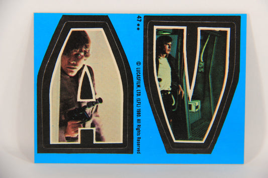 Star Wars Empire Strikes Back Trading Card Sticker #47 A V Luke & Han ENG Topps L020292