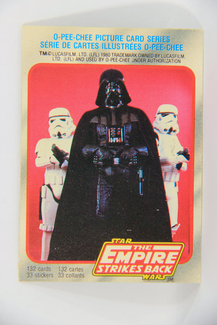 Star Wars Empire Strikes Back Card #1 Title Card Introduction FR-ENG O-Pee-Chee L020293