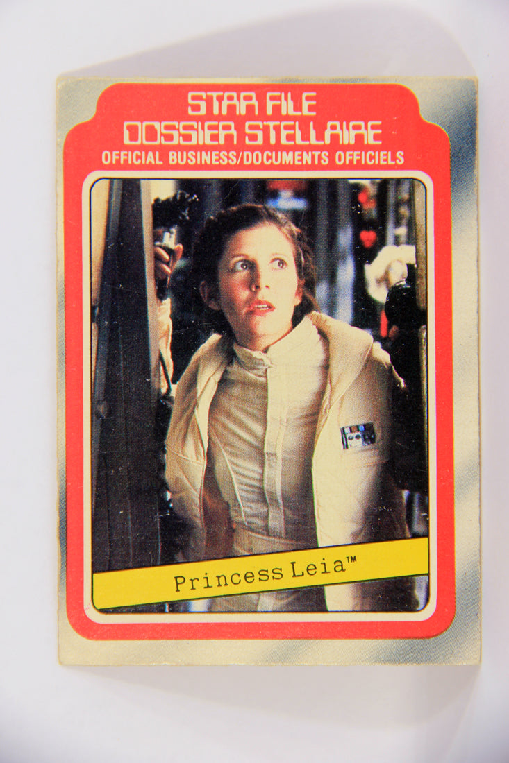 Star Wars Empire Strikes Back Trading Card #3 Princess Leia FR-ENG O-Pee-Chee L020295