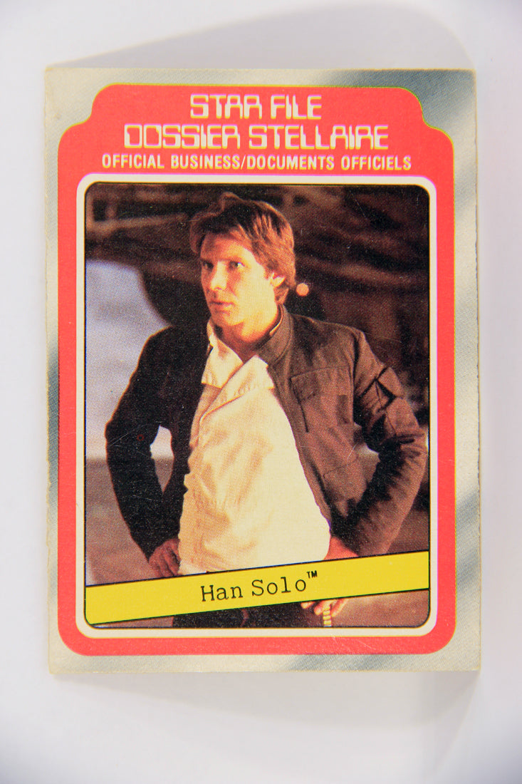 Star Wars Empire Strikes Back 1980 Trading Card #4 Han Solo FR-ENG OPC L020296
