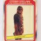 Star Wars Empire Strikes Back 1980 Trading Card #5 Chewbacca FR-ENG OPC L020297