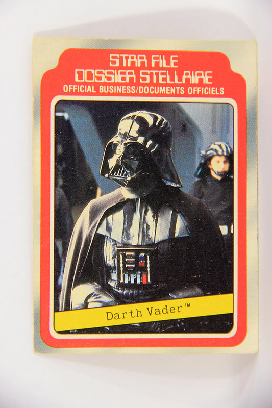 Star Wars Empire Strikes Back Trading Card #10 Darth Vader FR-ENG O-Pee-Chee L020300