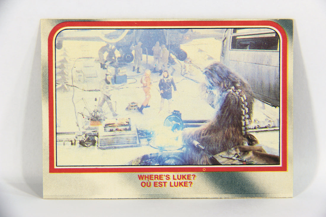Star Wars Empire Strikes Back Trading Card #14 Where's Luke FR-ENG OPC L020304