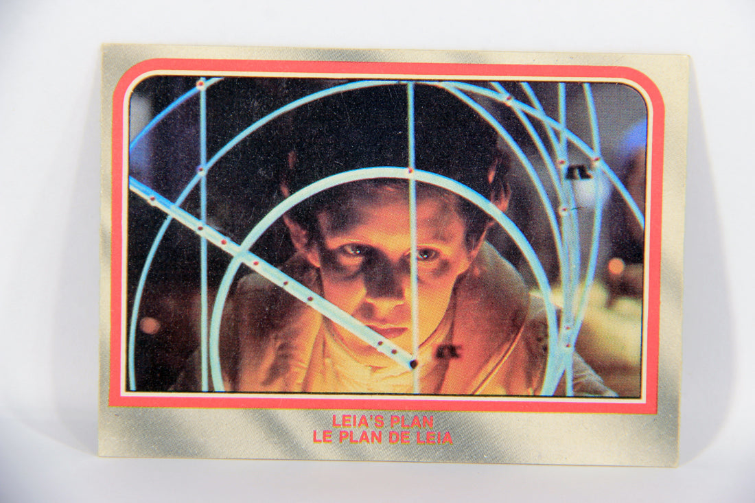Star Wars Empire Strikes Back 1980 Trading Card #19 Leia's Plan FR-ENG OPC L020309