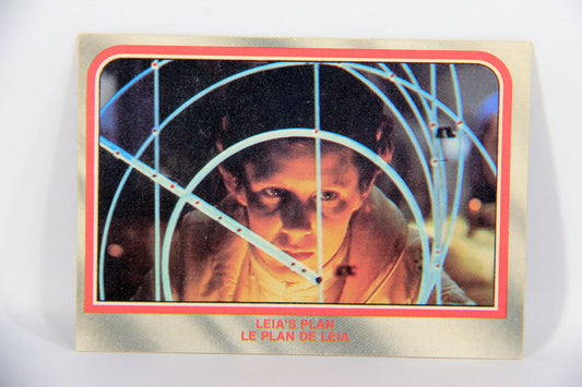Star Wars Empire Strikes Back 1980 Trading Card #19 Leia's Plan FR-ENG OPC L020309