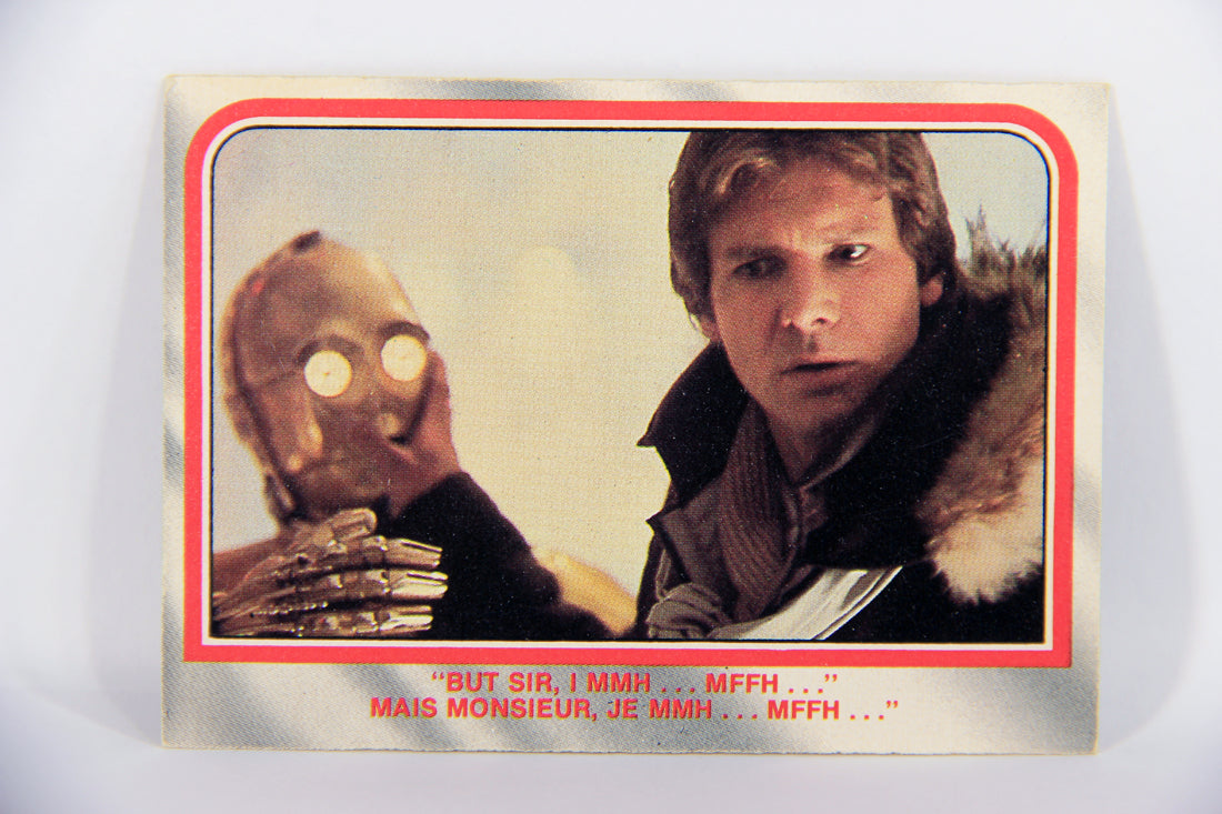 Star Wars Empire Strikes Back 1980 Card #22 But Sir I MMH MFFH FR-ENG OPC L020311