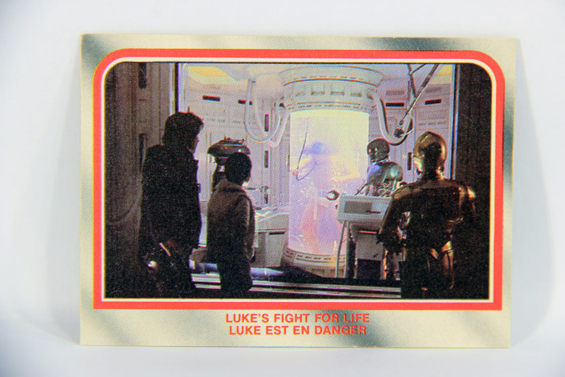 Star Wars Empire Strikes Back 1980 Card #26 Luke's Fight For Life FR-ENG OPC L020315