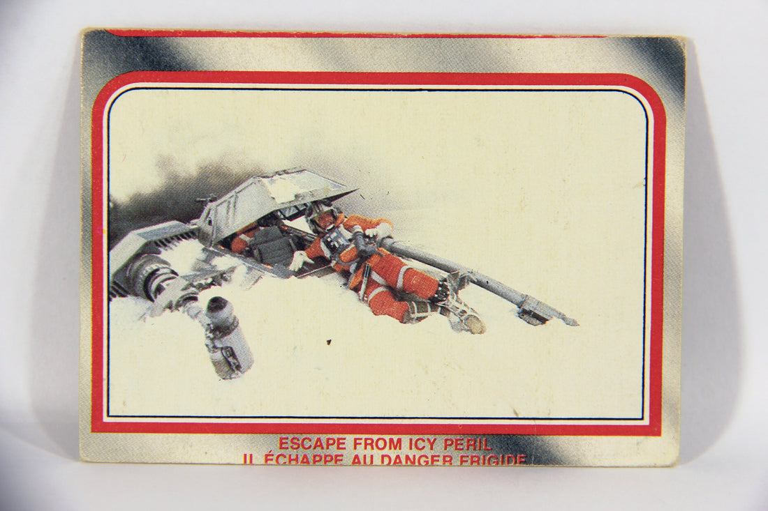 Star Wars Empire Strikes Back Card #45 Escape From Icy Peril MISCUT ERROR OPC L020333