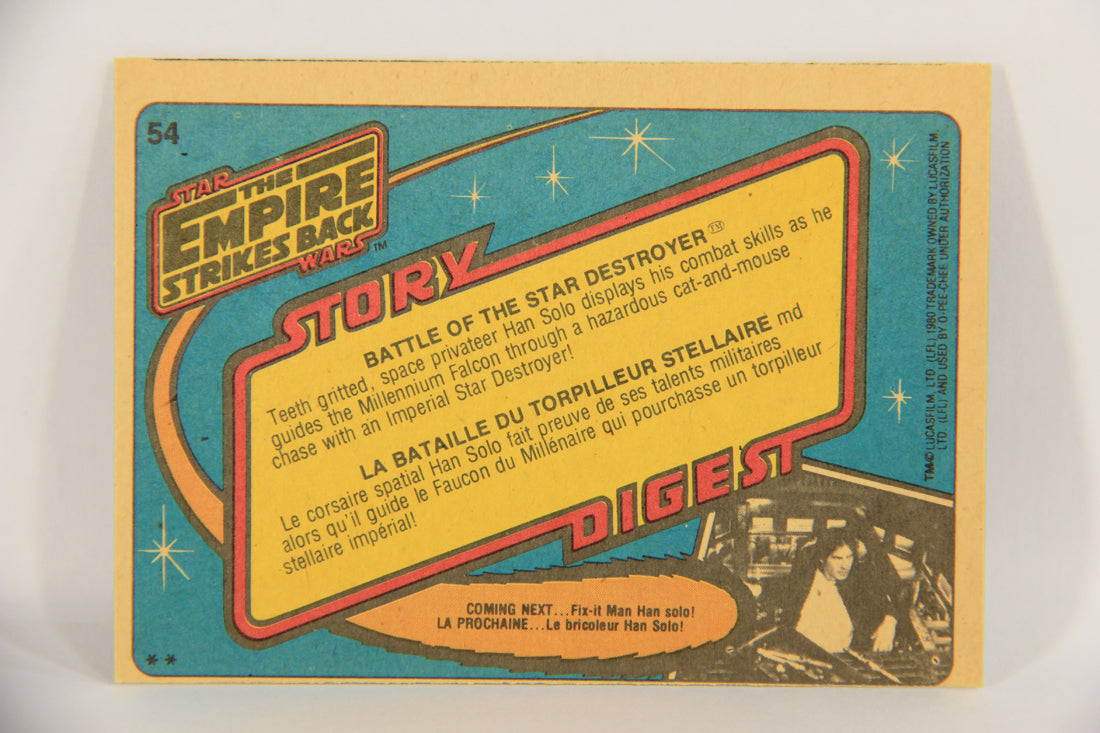 Star Wars Empire Strikes Back Card #54 Battle Of The Star Destroyer FR-ENG OPC L020340