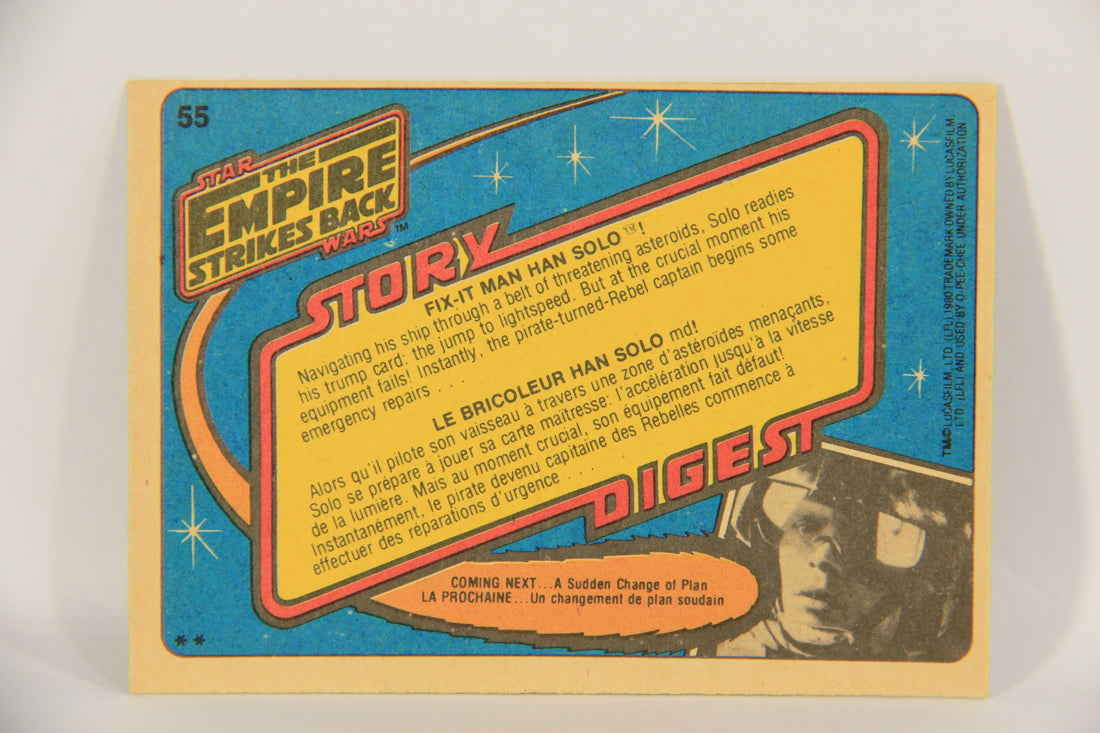 Star Wars The Empire Strikes Back Card #55 Fix-It Man Han Solo FR-ENG OPC L020341