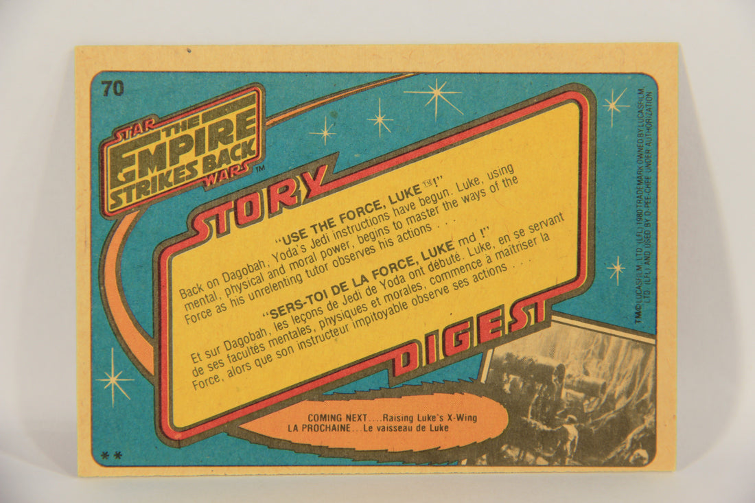 Star Wars The Empire Strikes Back Card #70 Use The Force Luke FR-ENG OPC L020352