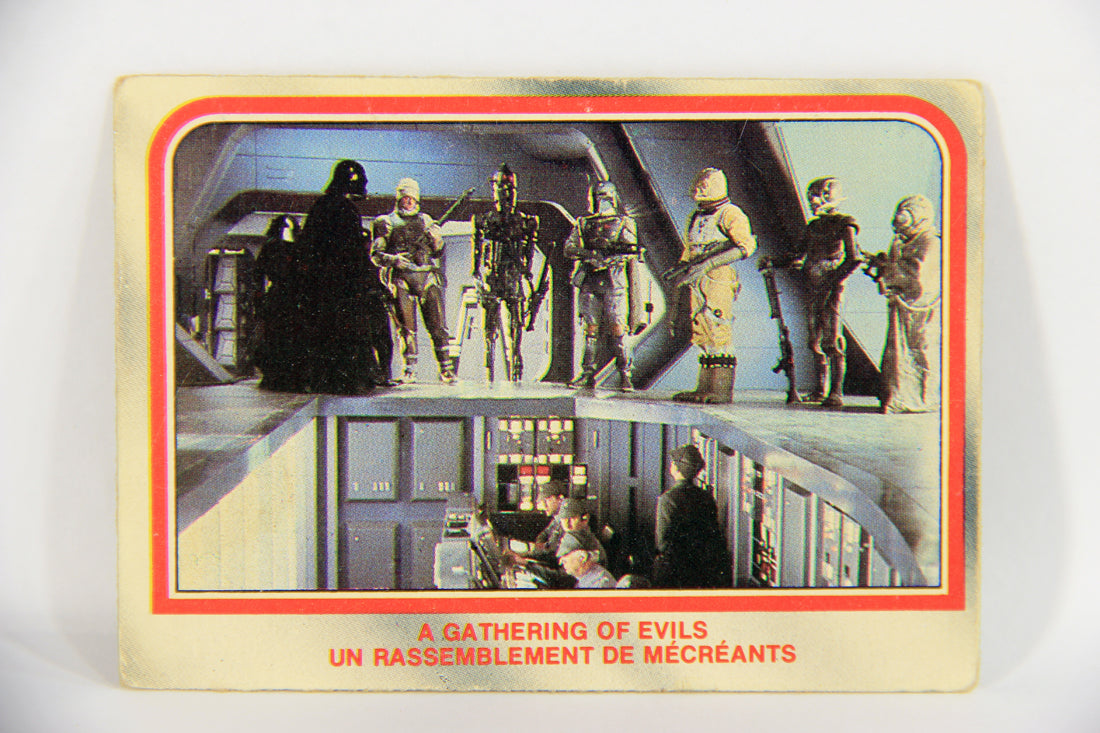 Star Wars Empire Strikes Back Card #73 A Gathering Of Evils FR-ENG O-Pee-Chee L020355