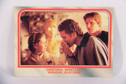 Star Wars The Empire Strikes Back Card #79 Greetings Sweet Lady FR-ENG OPC L020360