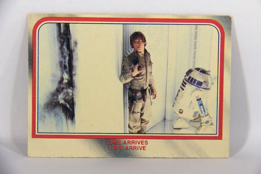 Star Wars Empire Strikes Back Trading Card #100 Luke Arrives FR-ENG OPC L020378