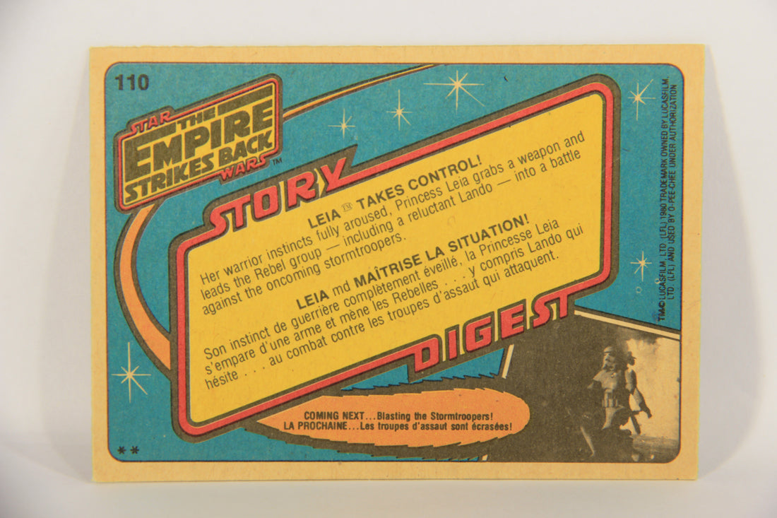 Star Wars Empire Strikes Back Card #110 Leia Takes Control FR-ENG OPC L020388
