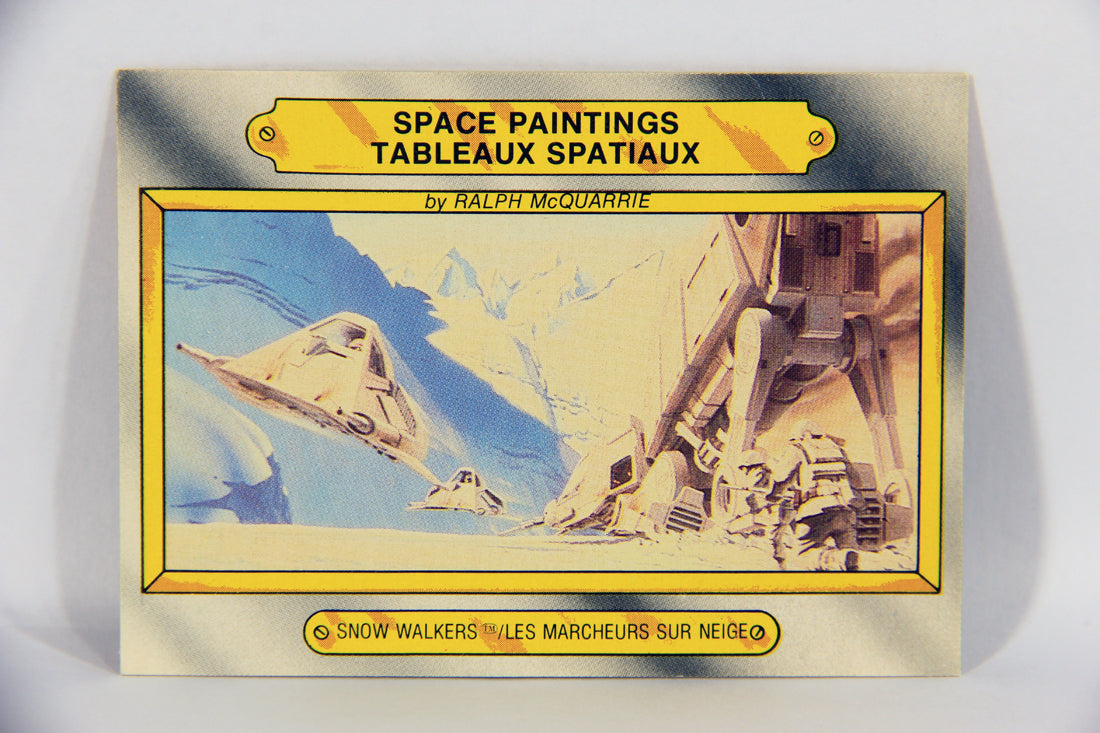 Star Wars Empire Strikes Back 1980 Trading Card #120 Snow Walkers FR-ENG OPC L020396