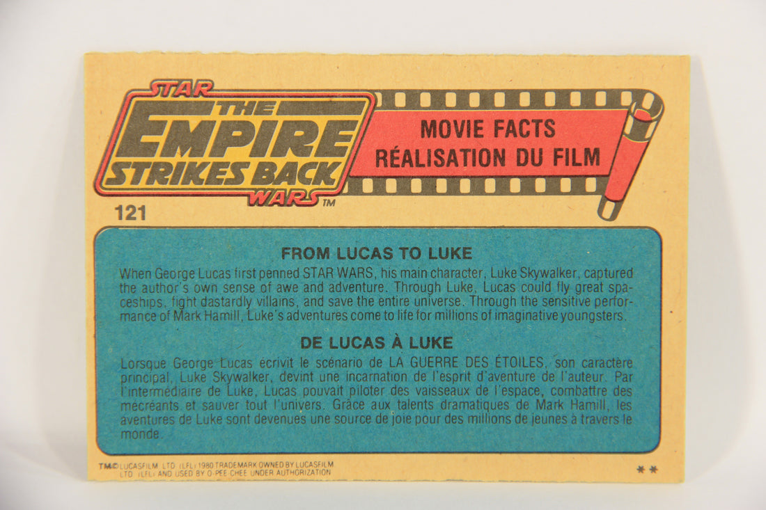 Star Wars Empire Strikes Back Trading Card #121 The Pursued FR-ENG OPC L020397