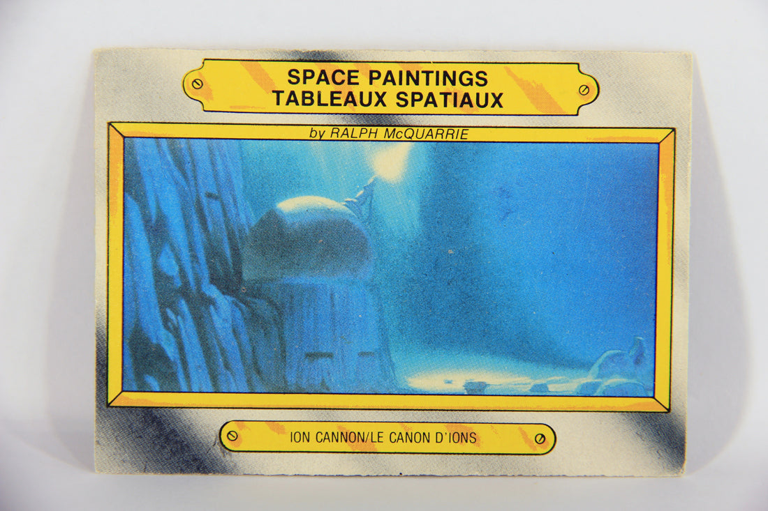 Star Wars Empire Strikes Back 1980 Trading Card #130 Ion Cannon FR-ENG OPC L020404