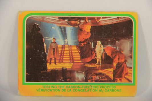 Star Wars Empire Strikes Back Card #288 Testing The Carbon-Freezing Process OPC L020427