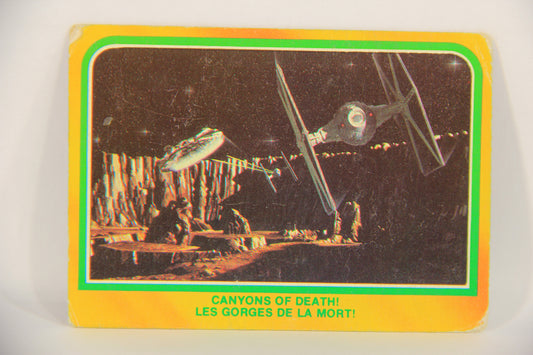 Star Wars Empire Strikes Back Card #292 Canyons Of Death FR-ENG O-Pee-Chee L020430