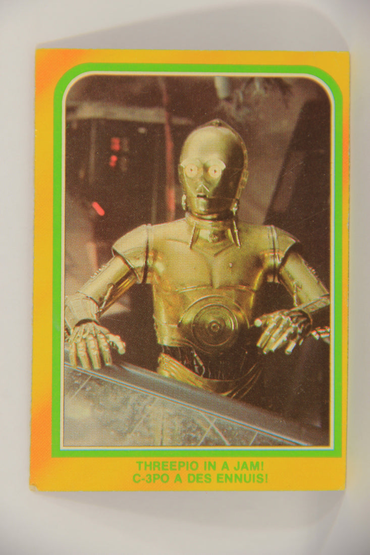 Star Wars Empire Strikes Back 1980 Card #296 Threepio In A Jam FR-ENG OPC L020434