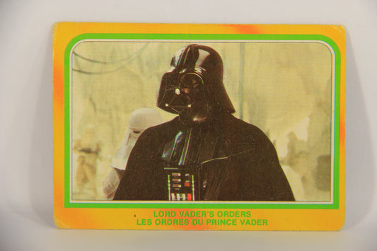 Star Wars Empire Strikes Back Card #319 Lord Vader's Orders FR-ENG O-Pee-Chee L020456
