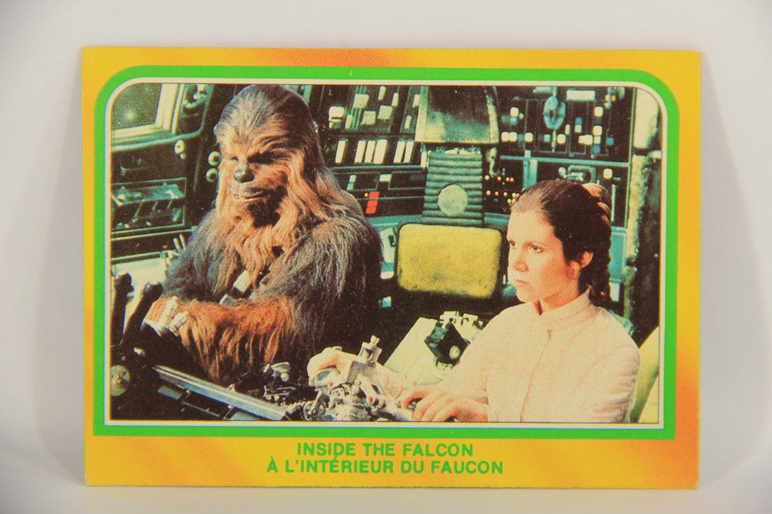 Star Wars Empire Strikes Back Card #329 Inside The Falcon FR-ENG O-Pee-Chee L020465