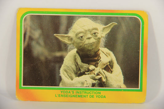 Star Wars The Empire Strikes Back Card #331 Yoda's Instruction FR-ENG OPC L020467
