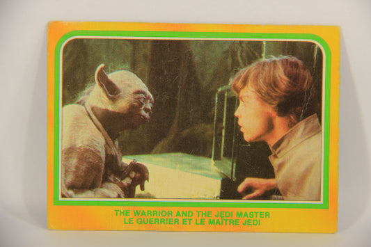 Star Wars The Empire Strikes Back Card #332 The Warrior And The Jedi Master OPC L020468