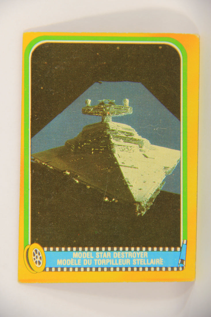 Star Wars Empire Strikes Back Card #351 Model Star Destroyer FR-ENG O-Pee-Chee L020484