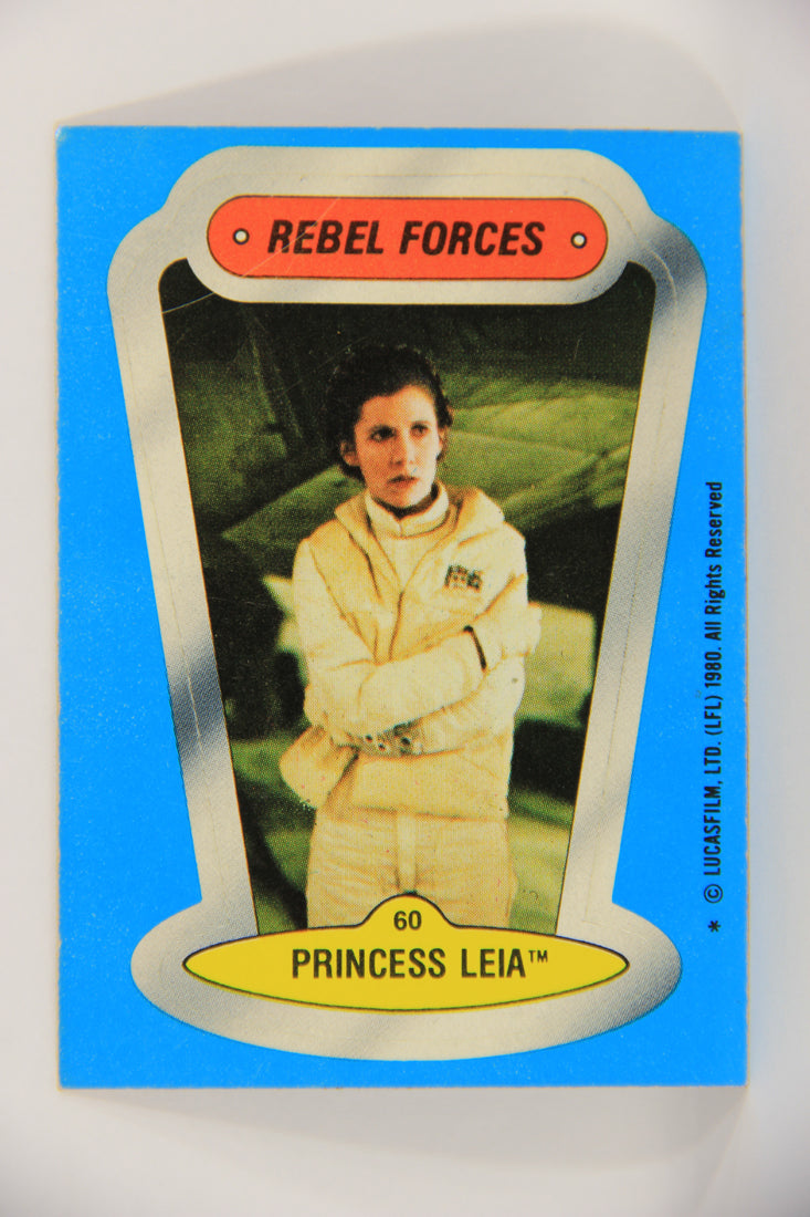 Star Wars Empire Strikes Back Trading Card Sticker #60 Princess Leia FR-ENG OPC L020491