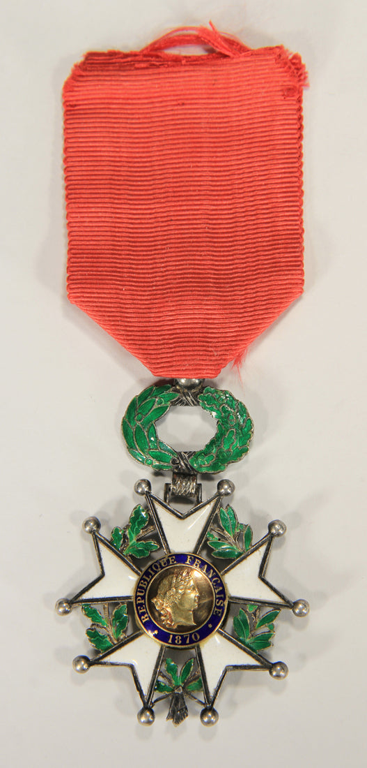 France 1870 Ordre De La Légion D'Honneur Chevalier 3e République Silver Gold L020495