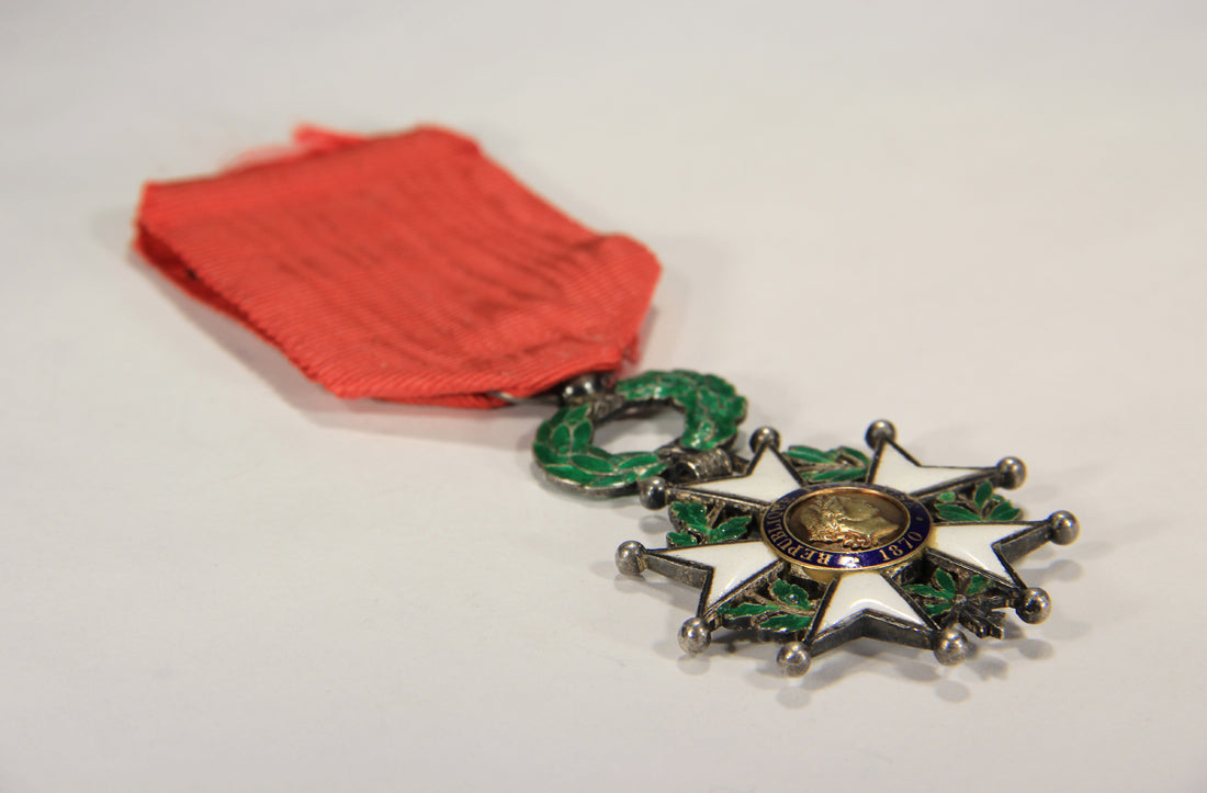 France 1870 Ordre De La Légion D'Honneur Chevalier 3e République Silver Gold L020495