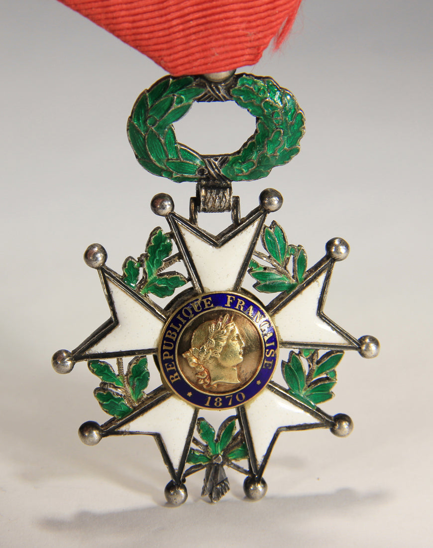 France 1870 Ordre De La Légion D'Honneur Chevalier 3e République Silver Gold L020495