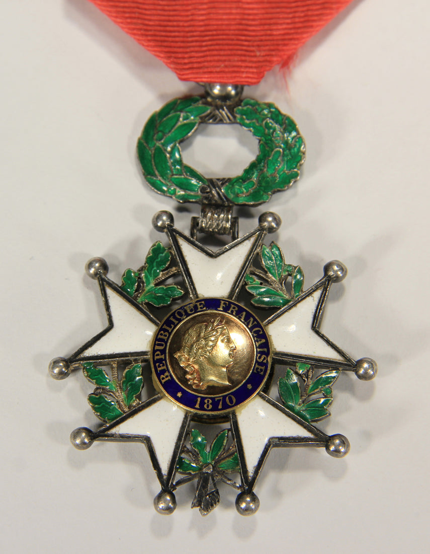 France 1870 Ordre De La Légion D'Honneur Chevalier 3e République Silver Gold L020495