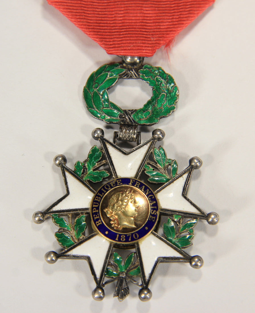 France 1870 Ordre De La Légion D'Honneur Chevalier 3e République Silver Gold L020495