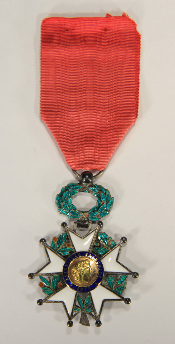 France 1870 Ordre De La Légion D'Honneur Chevalier 3e République Emerald Silver Gold L020496