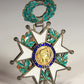 France 1870 Ordre De La Légion D'Honneur Chevalier 3e République Emerald Silver Gold L020496