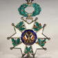 France 1870 Ordre De La Légion D'Honneur Chevalier 3e République Emerald Silver Gold L020496