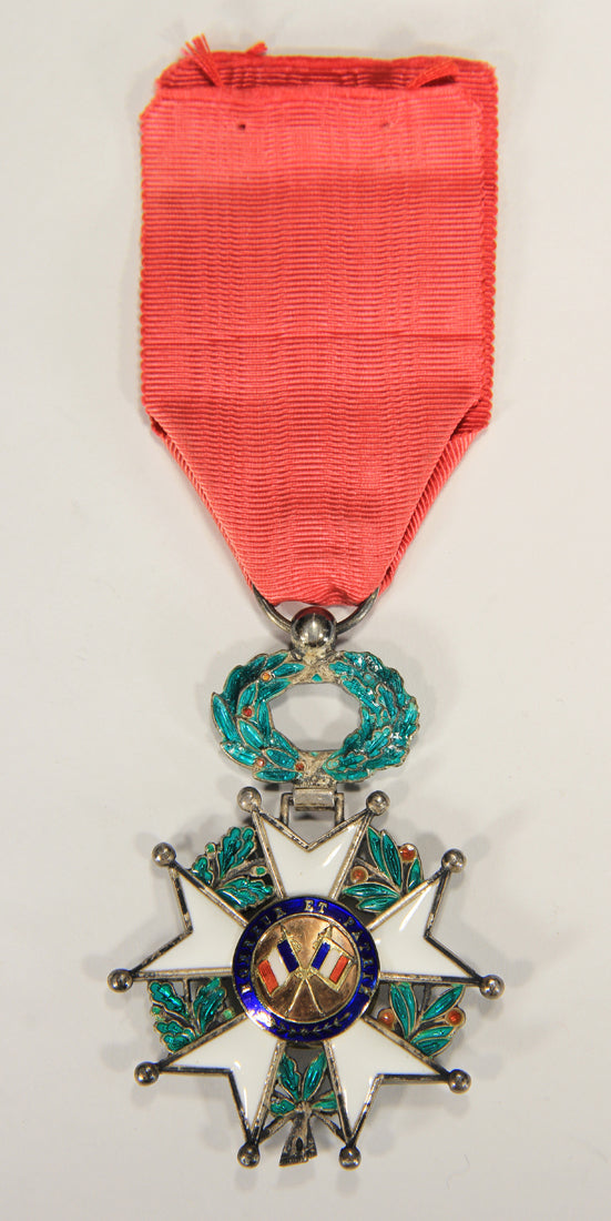 France 1870 Ordre De La Légion D'Honneur Chevalier 3e République Emerald Silver Gold L020496