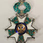 France 1870 Ordre De La Légion D'Honneur Chevalier 3e République Emerald Silver Gold L020496