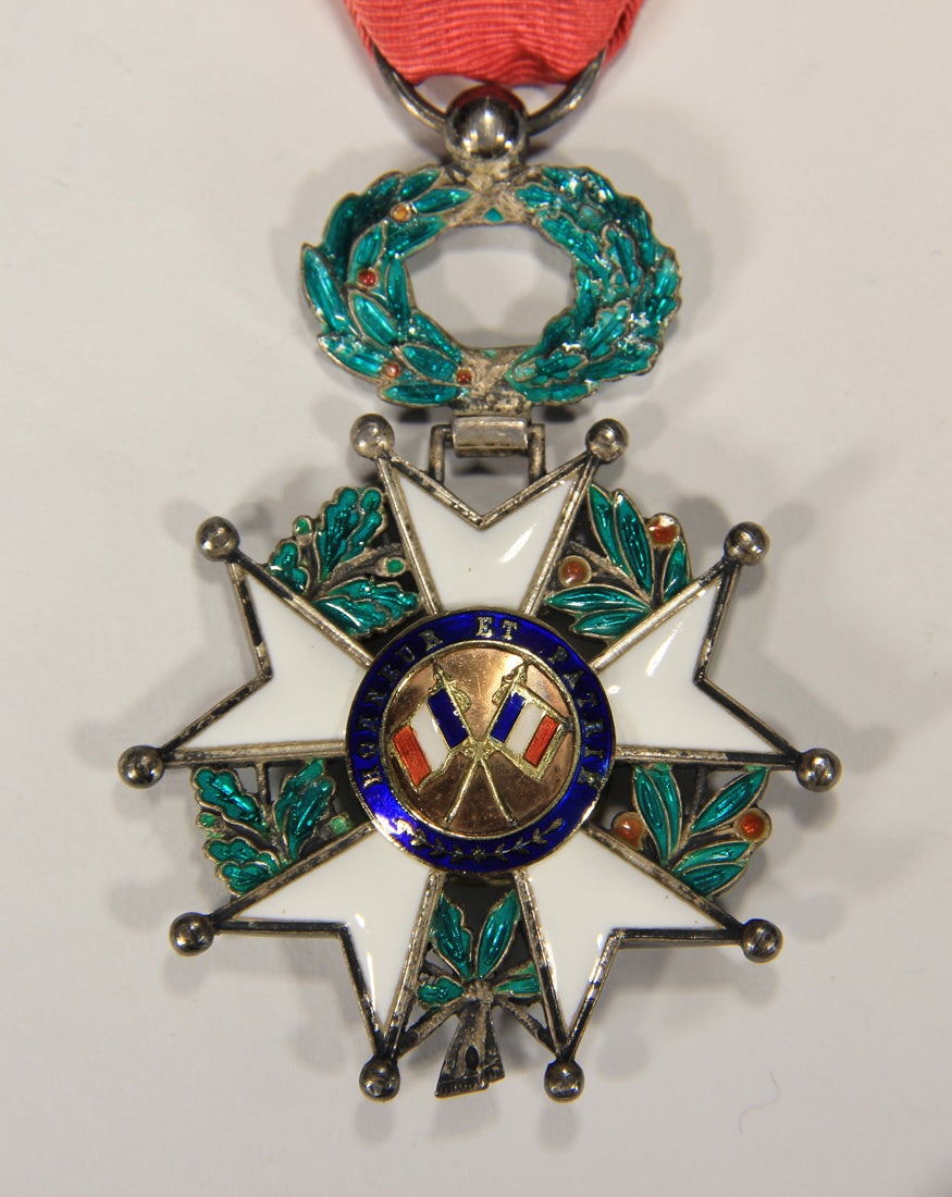 France 1870 Ordre De La Légion D'Honneur Chevalier 3e République Emerald Silver Gold L020496